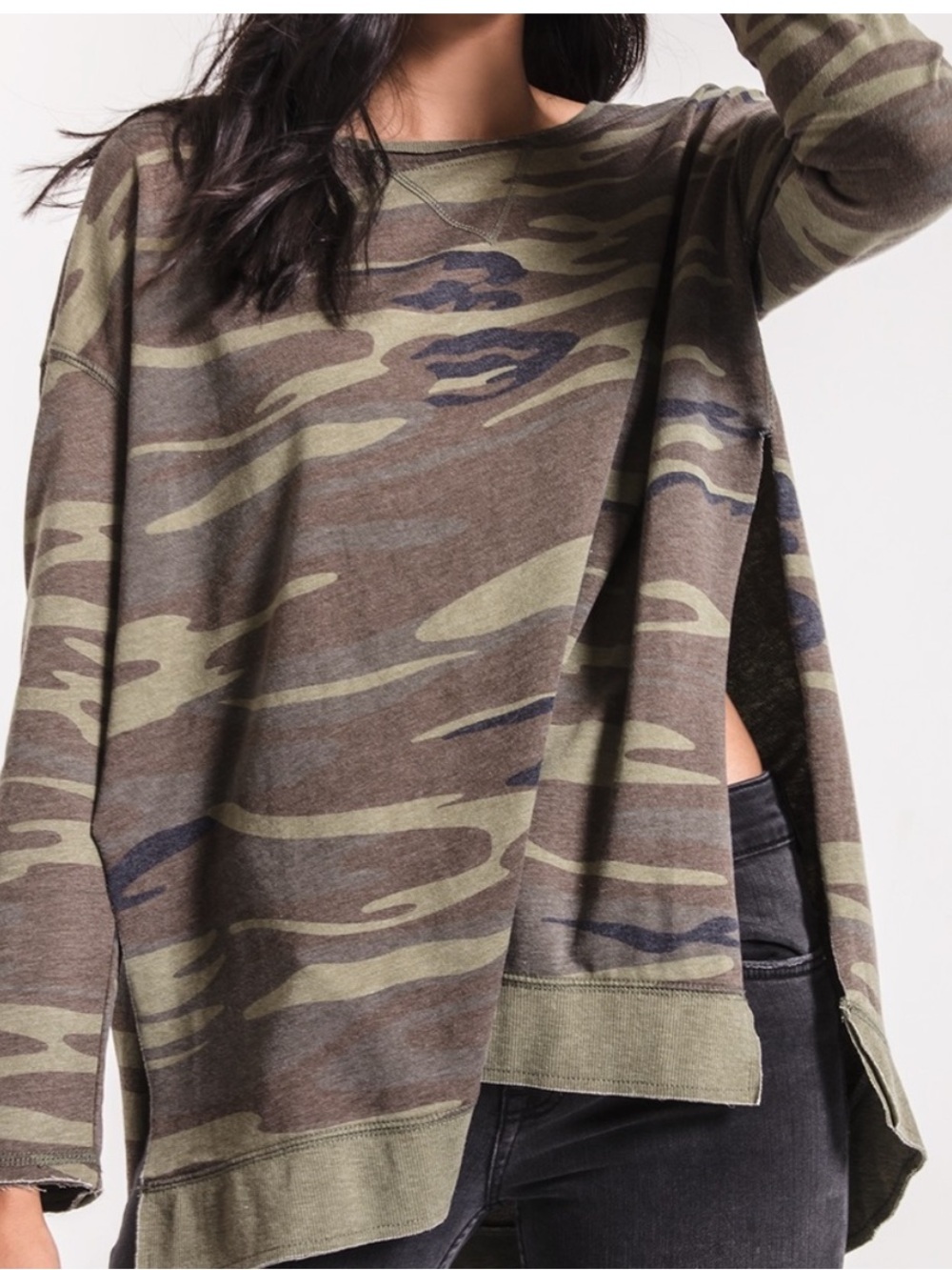 Z Supply Camo Weekender Pullover